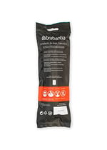 Brabantia PerfectFit çöp torbası, çoklu paket (kod W/5 l) ekstra güçlü çöp torbaları, çekme bantlı, 10 rulo (200 çöp torbası)