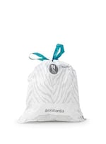 Brabantia PerfectFit çöp torbası, çoklu paket (kod W/5 l) ekstra güçlü çöp torbaları, çekme bantlı, 10 rulo (200 çöp torbası)