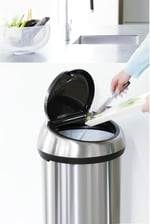 Brabantia Rubbish Bin, Paslanmaz Çelik, Mat Çelik