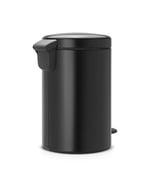 Brabantia Tret Çöp Kovası, İç Kovalı, Plastik, Çelik, plastik, mat siyah, 12 Liter - Seçenekler: 3 L, 3 Liter, 5 L, 5 Litre, 12 L, 12 Liter, 20 L, 20 litre...