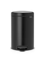 Brabantia Tret Çöp Kovası, İç Kovalı, Plastik, Çelik, plastik, mat siyah, 12 Liter - Seçenekler: 3 L, 3 Liter, 5 L, 5 Litre, 12 L, 12 Liter, 20 L, 20 litre...