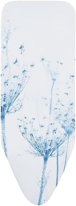 Brabantia ütü masası örtüsü C, 124 x 45 cm, komple set, pamuk, pamuk çiçek, 0,8 x 45 x 124 cm