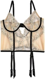 Bralet Sütyen Dantelli Biye Detaylı Dolgusuz