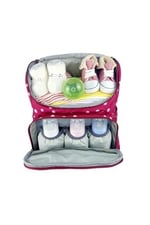brandbaby (168) Anne Ve Bebek Bakım Çantası Fuşya