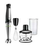 Braun MQ7035 Taşınabilir Daldırma El Blender,500W Stick Blender,Değişken Hız,2 Kupa Chopper,Çırpma teli,Beher,Çorba,Bebek Maması,Smoothies,Humus,Yumurta Çırpıcı