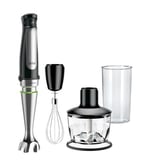 Braun MQ7035 Taşınabilir Daldırma El Blender,500W Stick Blender,Değişken Hız,2 Kupa Chopper,Çırpma teli,Beher,Çorba,Bebek Maması,Smoothies,Humus,Yumurta Çırpıcı