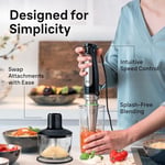 Braun MQ7035 Taşınabilir Daldırma El Blender,500W Stick Blender,Değişken Hız,2 Kupa Chopper,Çırpma teli,Beher,Çorba,Bebek Maması,Smoothies,Humus,Yumurta Çırpıcı