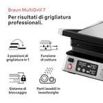 BRAUN MULTIGRILL 7 CG7040 IZGARA TOST MAKİNASI