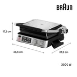 BRAUN MULTIGRILL 7 CG7040 IZGARA TOST MAKİNASI