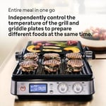 Braun MultiGrill 9 CG 9043 Izgara ve Düz Plakalı Kontakt Izgara, Izgara Konumları: Kontak, Barbekü, Fırın, Bulaşık Makinesinde Yıkanabilir Tabaklar, Yağ Tepsisi, 250° Maksimum Sıcaklık, Kavurma