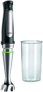 Braun MultiQuick 7 MQ 7000X el mikseri, çıkarılabilir paslanmaz çelik karıştırma ayağı, ActiveBlade teknolojisi, en sert malzemeleri püre haline getirmek için, 600 ml karıştırma ve ölçüm kabı dahil, 1