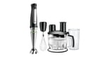 Braun MultiQuick 7 MQ 7075X el blenderi, ActiveBlade teknolojisine sahip çıkarılabilir paslanmaz çelik blender ayağına sahip el blenderi, 3 parçalı aksesuar seti dahil, 1000 watt, siyah