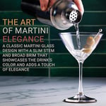 Bravario Plastik Martini Bardakları, Kırılmaz Üstün Kaliteli İçecek Takımı, Tritan Yeniden Kullanılabilir Coupe Cam Eşyaları, BPA İçermeyen Bulaşık Makinesinde Yıkanabilir Bardaklar, 8 oz 4'lü Set