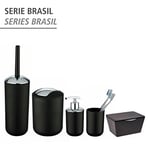 Brazil L siyah sallanan kapaklı kova 6,5 l - Seçenekler: 31 x 19.5 x 19.5 cm, 6,5 L