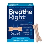 Breathe Right Nasenpflaster, büyük, ten rengi, 1 Pack (30 strips)