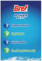 Bref Power Active Çam ve Lavanta Kokulu 4'lü Klozet Bloğu 4 x 50 g, Çam & Lavanta 4