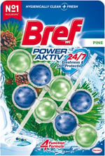 Bref WC Power Aktiv Çam Kokulu 2'li Klozet Temizleme Topları, 1 x 2 Adet, Çam 2, İkili