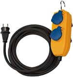 Brennenstuhl 1151740010 Baustellenkabel IP54 PowerBlock 10 m H07RN-F3G1,5, siyah