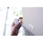 Brennenstuhl Comfort-Line Mini 3+1 kablosuz priz seti, 3'lü uzaktan kumanda seti (iç mekan, el vericisi ve yüksek temas koruması) beyaz