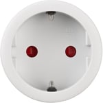 Brennenstuhl Comfort-Line Mini 3+1 kablosuz priz seti, 3'lü uzaktan kumanda seti (iç mekan, el vericisi ve yüksek temas koruması) beyaz