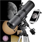 Bresser yansıtıcı Pollux 150/1400 MM dahil Montaj parçası ve üç ayaklı sehpa