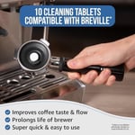 Breville Uyumlu Temizlik Tabletleri. 10x 1.4G Espresso Makinesi Temizleme Tabletleri. Breville Aksesuarları, Portafilter ve Erişilemeyen İç Alanları Temizler. Kahve Temizleyici, Tüm Breville & Adaçayı