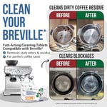 Breville Uyumlu Temizlik Tabletleri. 10x 1.4G Espresso Makinesi Temizleme Tabletleri. Breville Aksesuarları, Portafilter ve Erişilemeyen İç Alanları Temizler. Kahve Temizleyici, Tüm Breville & Adaçayı