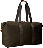 Bric's X-Bag 2'si 1 Arada El Çantalı Taşıma Çantası, Zeytin, One Size, X Çanta 22 İnç Duffle