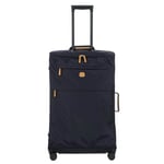 Bric's X-Bag Çerçeveli Büyük İplik Makinesi - 76 cm - Tekerlekli Valizler - Kareli Bagaj - Lacivert, Lacivert, One Size, 30 EU