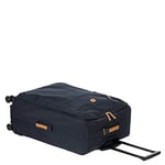 Bric's X-Bag Çerçeveli Büyük İplik Makinesi - 76 cm - Tekerlekli Valizler - Kareli Bagaj - Lacivert, Lacivert, One Size, 30 EU