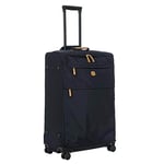 Bric's X-Bag Çerçeveli Büyük İplik Makinesi - 76 cm - Tekerlekli Valizler - Kareli Bagaj - Lacivert, Lacivert, One Size, 30 EU