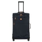 Bric's X-Bag Çerçeveli Büyük İplik Makinesi - 76 cm - Tekerlekli Valizler - Kareli Bagaj - Lacivert, Lacivert, One Size, 30 EU