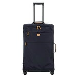 Bric's X-Bag Çerçeveli Büyük İplik Makinesi - 76 cm - Tekerlekli Valizler - Kareli Bagaj - Lacivert, Lacivert, One Size, 30 EU