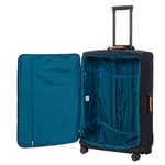 Bric's X-Bag Çerçeveli Büyük İplik Makinesi - 76 cm - Tekerlekli Valizler - Kareli Bagaj - Lacivert, Lacivert, One Size, 30 EU