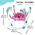 Bright Starts Disney Baby Minnie Mouse PeekABoo Işıklı ve Melodili Aktivite Hoppalası, 6 Aylık ve Üzeri, 11 kg'a kadar