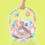 Bright Starts Flamingo Vibes 3 Noktalı Emniyet Kemeri Titreşimli Salyangoz ve Oyuncak Barı 0-6 Ay
