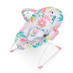 Bright Starts Flamingo Vibes 3 Noktalı Emniyet Kemeri Titreşimli Salyangoz ve Oyuncak Barı 0-6 Ay