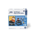 Bright Starts Ford Bronco 4-in-1 Blue Grey Baby Activity Center & Push Walker with Removable Interactive Steering Wheel -Toy, 6 Months and up