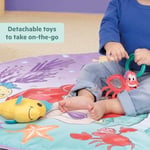 Bright Starts, Küçük Deniz Kızı Twinkle Trove Işıklı Müzikal Bebek Yemek Zamanı Yastıklı Aktivite Merkezi, Yenidoğan ve Üzeri