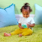 Bright Starts Safari Driver Müzikli Ve Işıklı Yanınıza Alınabilir Oyuncak, Maymun, Hareket Halindeyken Seyahat Etkinliği, Üniseks, Mavi, 3 Aylık Ve Daha Büyük Bebekler İçin