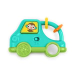 Bright Starts Safari Driver Müzikli Ve Işıklı Yanınıza Alınabilir Oyuncak, Maymun, Hareket Halindeyken Seyahat Etkinliği, Üniseks, Mavi, 3 Aylık Ve Daha Büyük Bebekler İçin