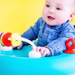 Bright Starts, Saklama Amaçlı Kolay Katlanan Kıkırdatan Safari Yürüteç, 6 Aylık ve Üzeri