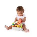 Bright Starts Zig Zag Zebra Katlanabilir Bebek Yürüteç, İlk Adımlar, Ayrılabilir Oyuncak İstasyon Işıkları ve Melodiler, Yüksekliği Ayarlanabilir, 6 Ay ve Üzeri