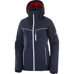 BRILLIANT KADIN KAYAK/SNOWBOARD CEKETİ NIGHT SKY/White/Red Chili L L