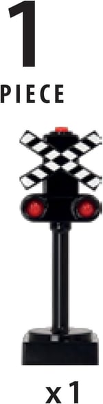 Brio Crossing Signal, Tren Yolu için Oyuncak Tren Geçiş Sinyali - Seçenekler: Crossing Signal, First Railway, First Railway Set...