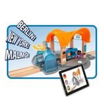 BRIO Dünya - Çocuklar Yaş 3 Yıl Up için Akıllı Tech Ses Eylem Tünel İstasyonu - Tüm BRIO Tren Setleri ile uyumlu