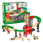 Brio Lift & Load Warehouse, Kaldırma ve Yükleme Depo Oyuncak Seti - Seçenekler: Lift & Load Warehouse, Crossing Signal...