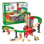 Brio Lift & Load Warehouse, Kaldırma ve Yükleme Depo Oyuncak Seti - Seçenekler: Lift & Load Warehouse, Crossing Signal...