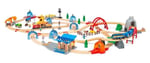 BRIO World 33977 Smart Tech Sound Deluxe Seti - Kapsamlı Komple Sette Kayıt Fonksiyonlu Etkileşimli Loco, Depolama Kutuları ile birlikte - 3 yıldan itibaren tavsiye edilir