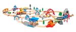BRIO World 33977 Smart Tech Sound Deluxe Seti - Kapsamlı Komple Sette Kayıt Fonksiyonlu Etkileşimli Loco, Depolama Kutuları ile birlikte - 3 yıldan itibaren tavsiye edilir